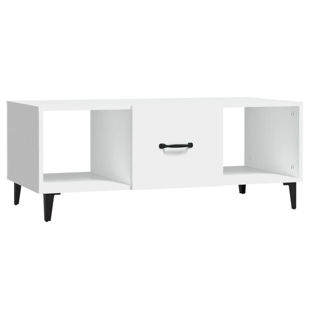 COUCHTISCH Weiß 102x50x40 cm Holzwerkstoff - Weiß, Holzwerkstoff (102/50/40cm) - furnicato