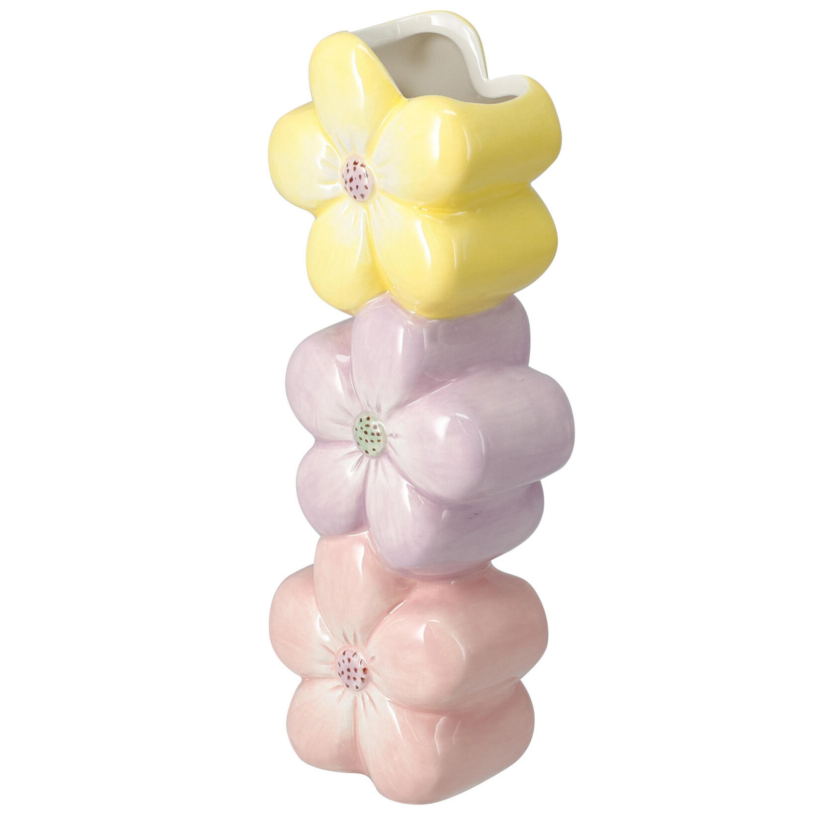 Home Styling Collection Keramikvase Mehrfarbig 23 cm