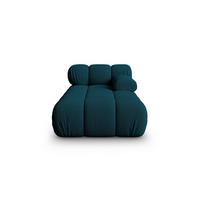 CHAISELONGUE rechts Bellis aus 3D-Stoff marineblau - Blau, Textil (94/70/155cm) - Micadoni