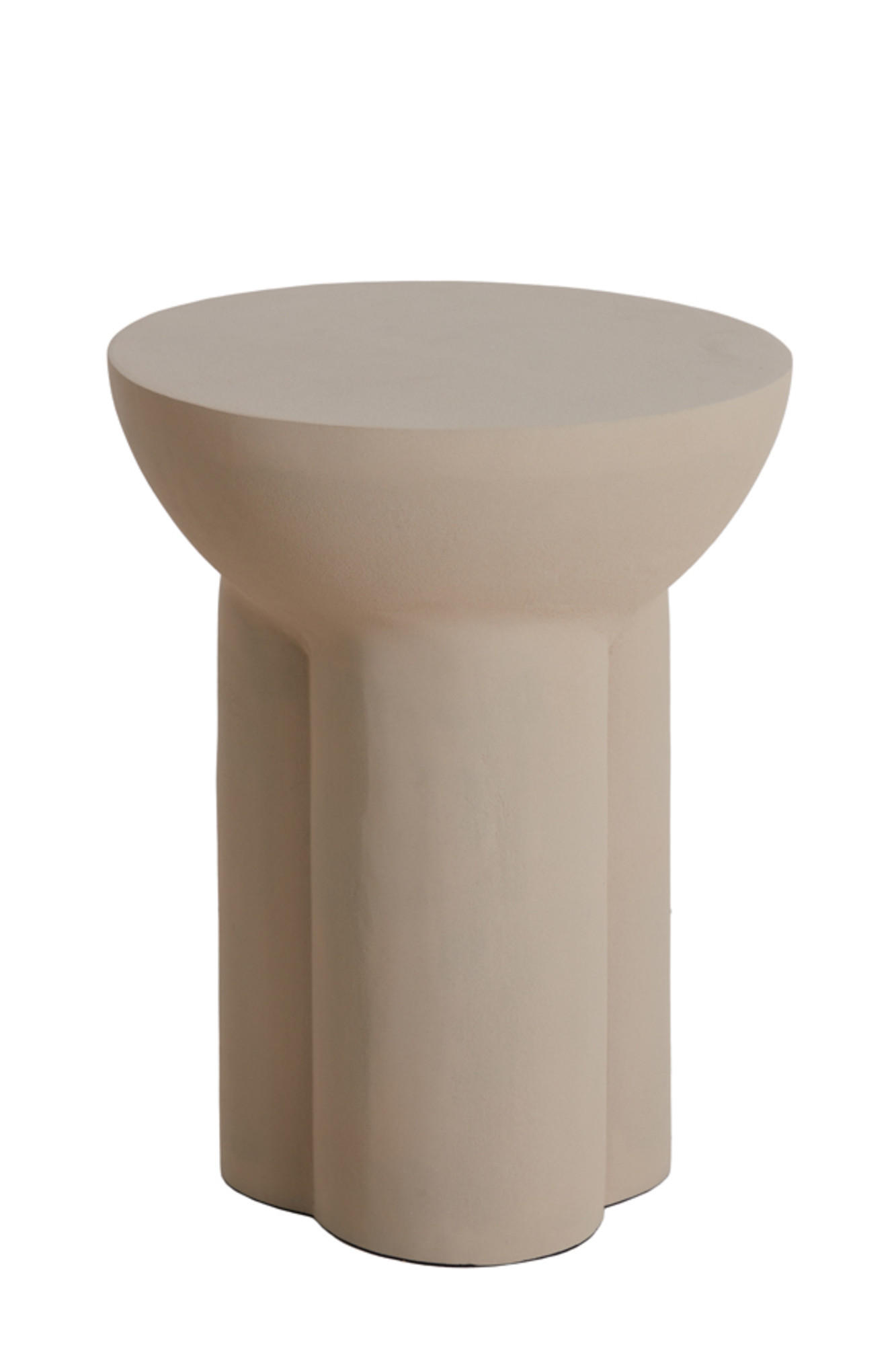 BEISTELLTISCH Polinna Braun Ø39/50 cm - Braun, Metall (39/39/50cm) - Light & Living
