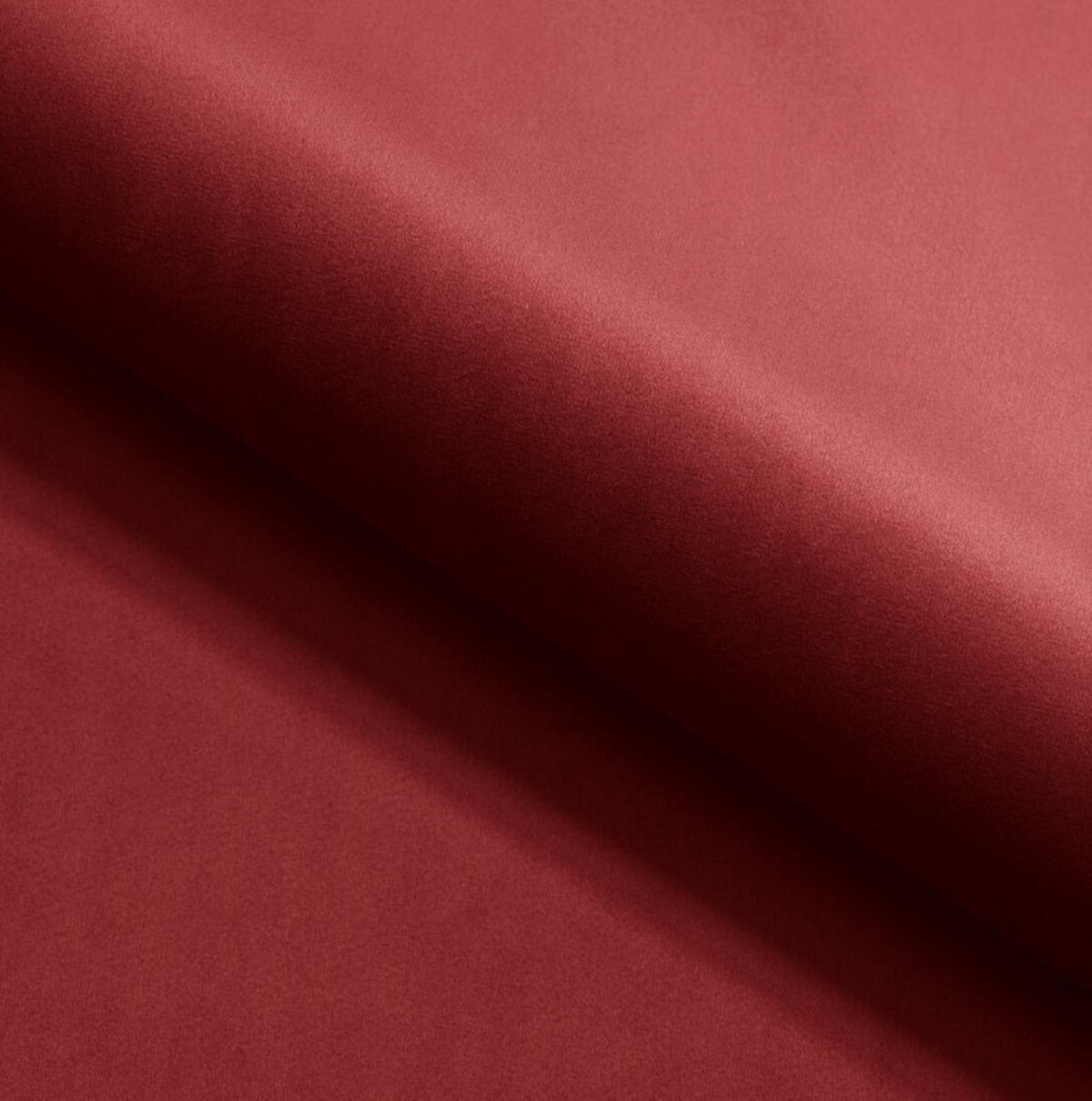 ECKSOFA GLAM mit Schlaffunktion, Ottomane & goldenen Füßen – Samtsofa im Glamour-Stil mit Zierkissen, 258x167x91cm, Linke, BURGUND - Bordeaux, Holz/Textil (167/258cm) - DomoHome