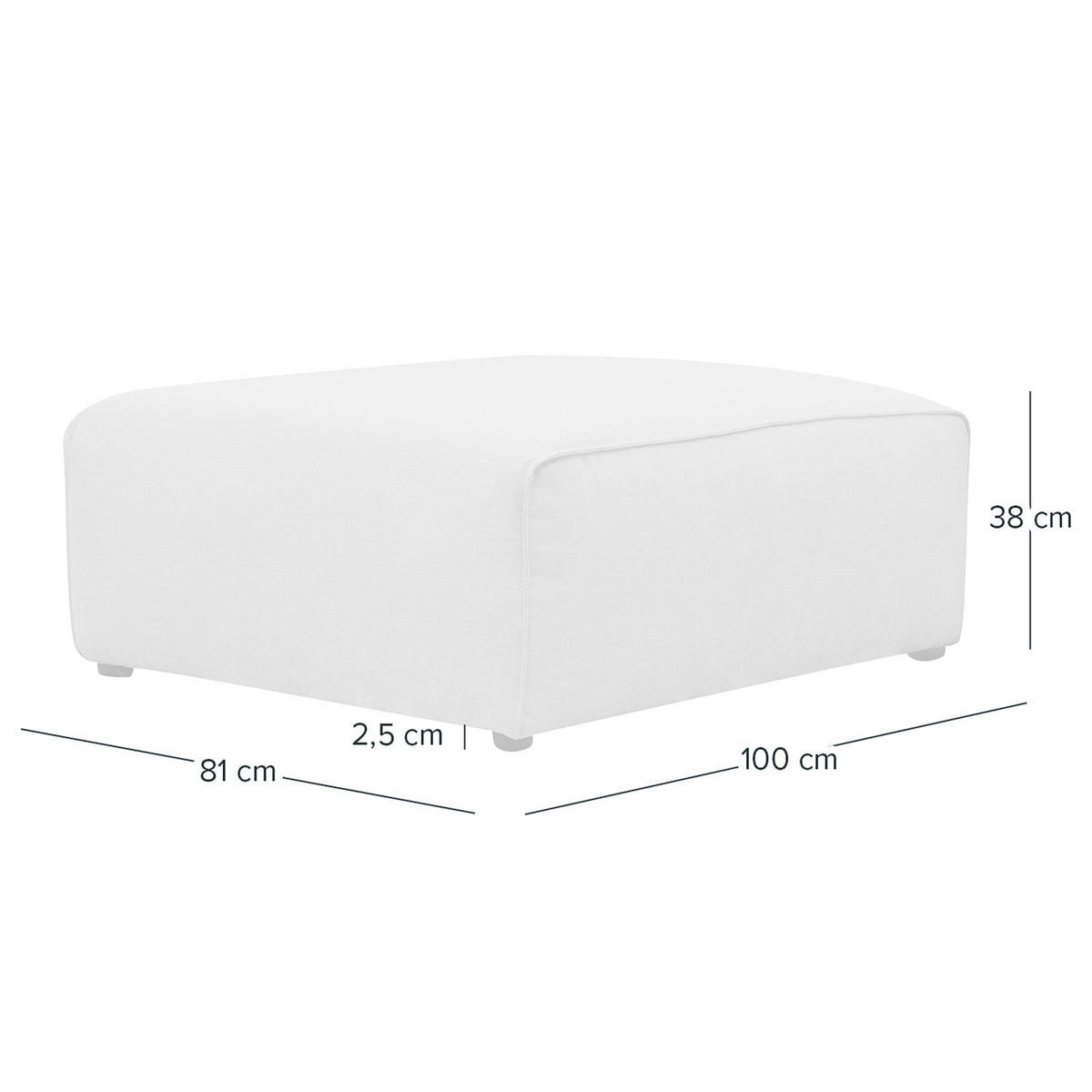 POLSTERHOCKER - Mauve/Schwarz, Kunststoff/Textil (81/38/100cm) - home24