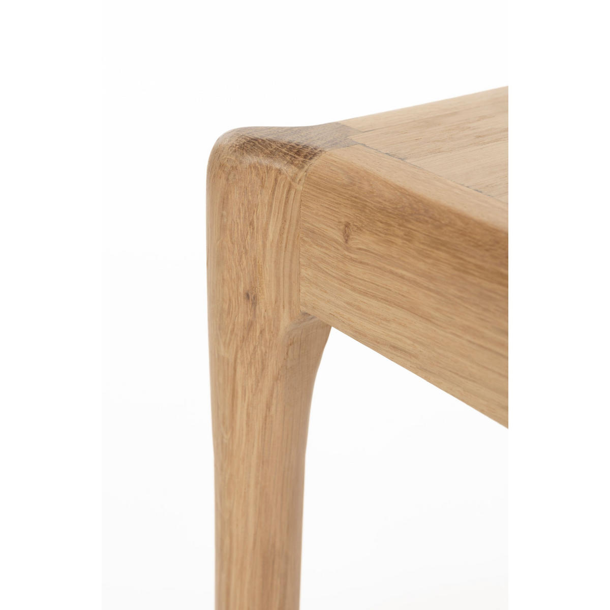 BEISTELLTISCH Ember 2er-set - Naturfarben, Holz (40/40/32cm) - Zuiver