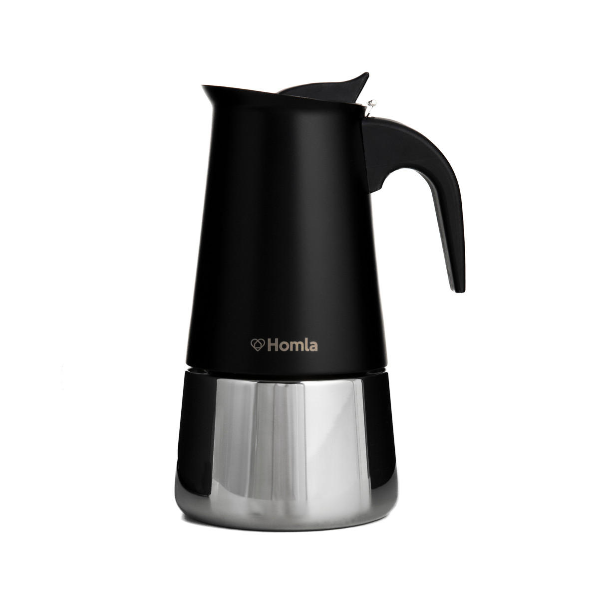 KAFFEEMASCHINE Astar Mokka schwarz - Schwarz, Metall (10/19/20cm) - Homla