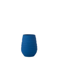 BLUMENTOPF FIESTA - Töpferei - Blau - M - Ø 19 cm - Blau, Keramik (19/30cm) - J-Line