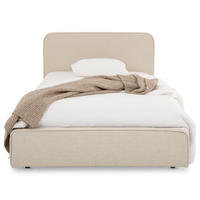 POLSTERBETT MARINI 90X200 CM - Beige, Textil (90/200cm) - IDIMEX