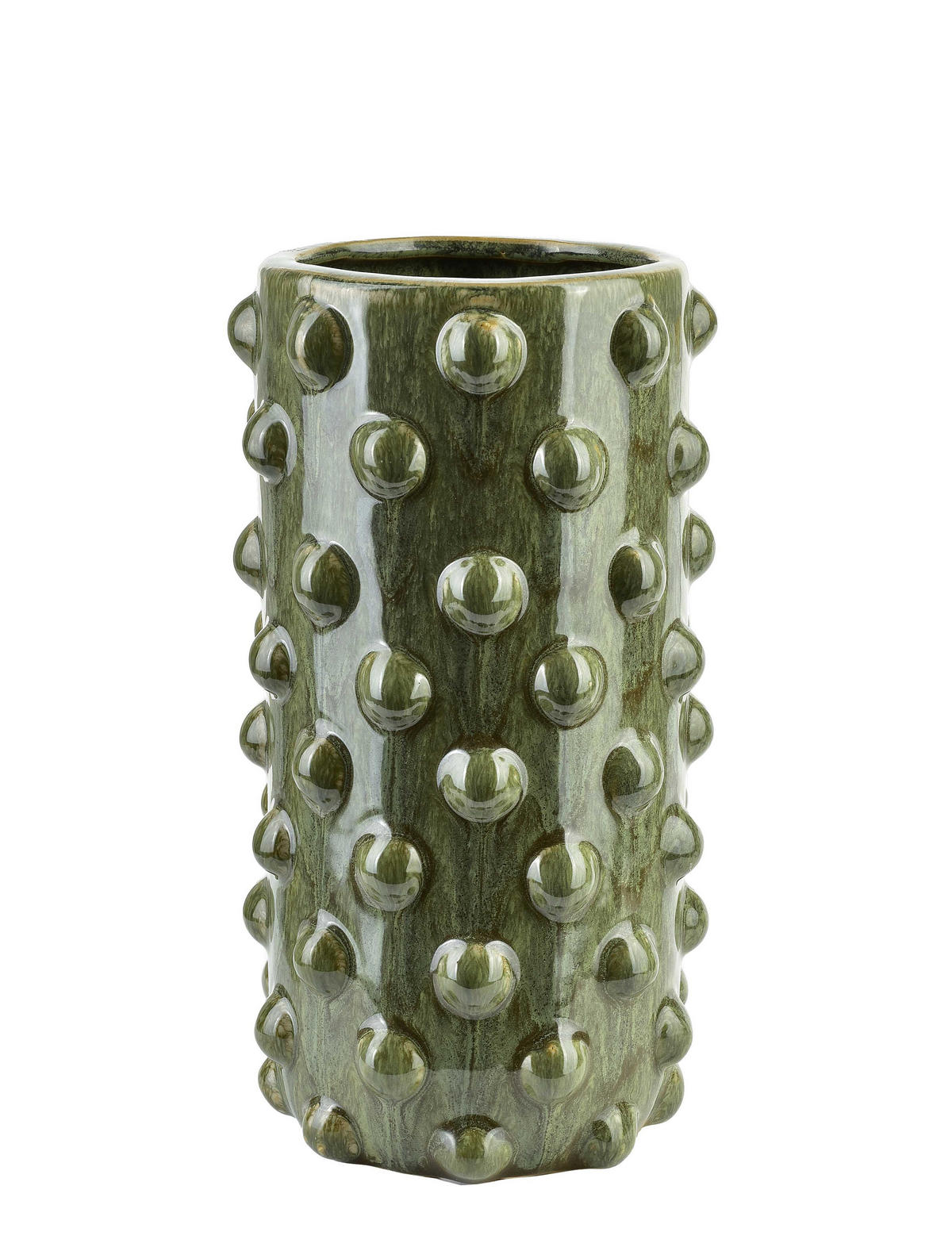 VASE Yarine Buble Grün 12/12/25 cm Keramik - Grün, Keramik (25cm) - Mondex