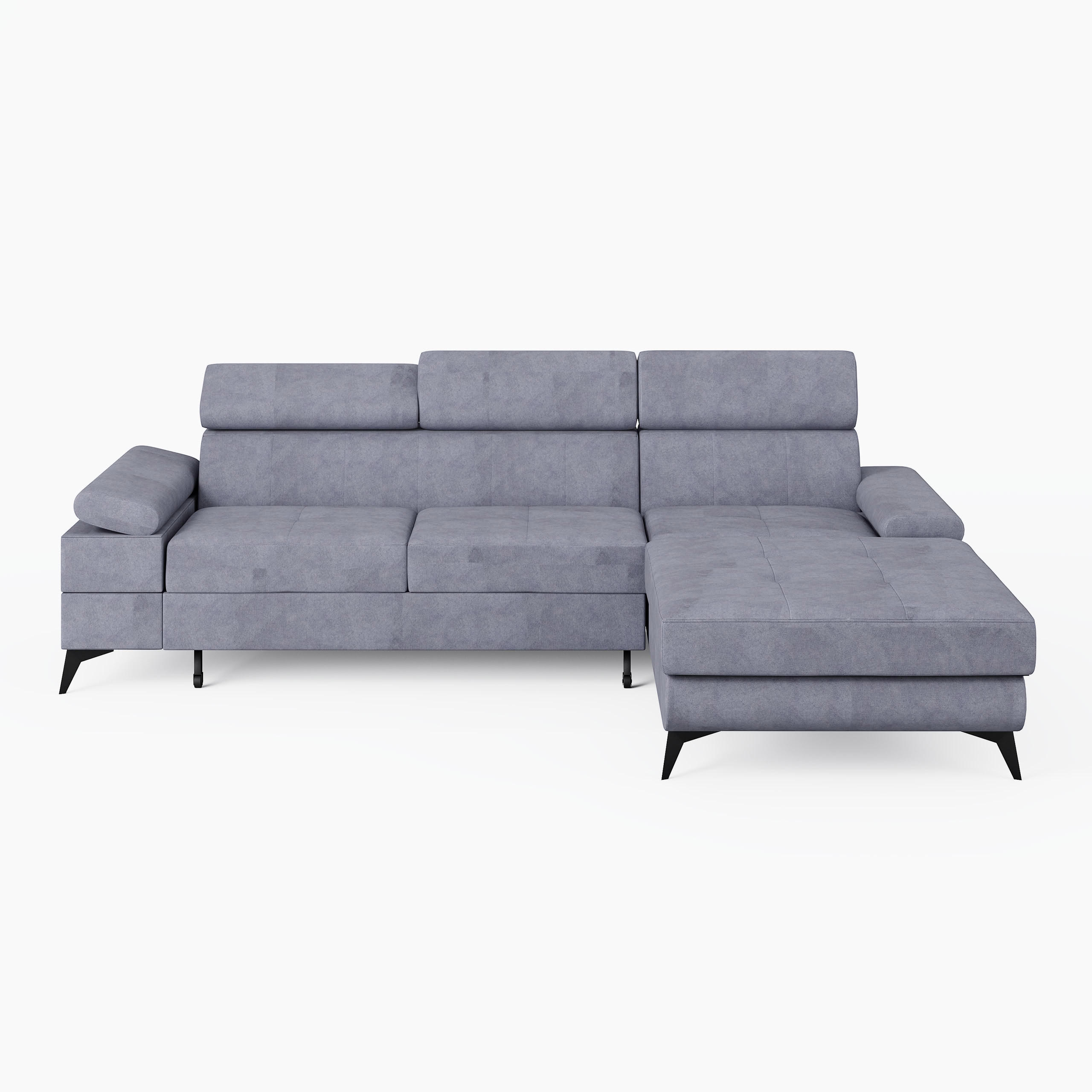 Barchello Ecksofa Grau 261x190 cm