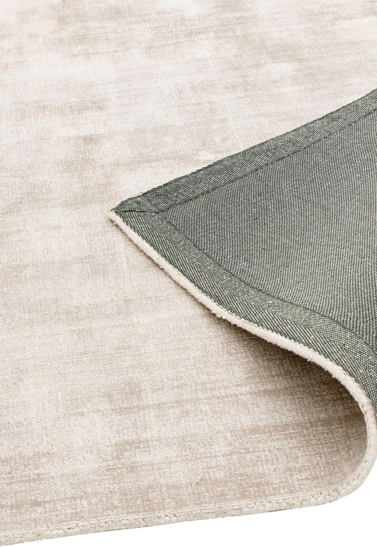 TEPPICH Viskose handgewebt zeitloses Design BARI, Beige-Grau 200x290 cm - Beige, Textil (200/290cm) - KADIMA DESIGN