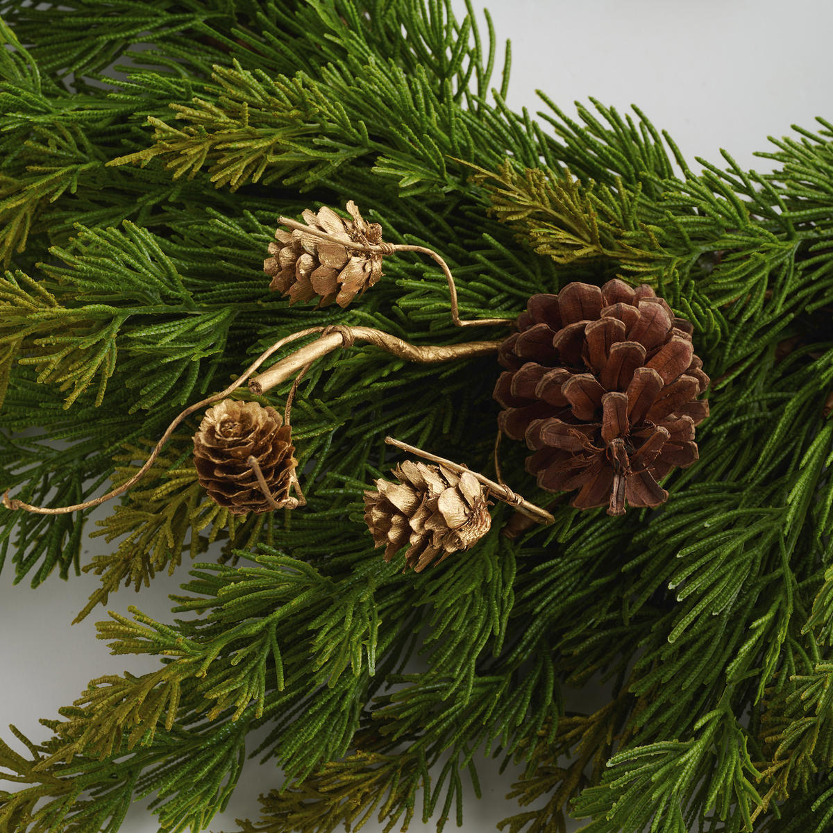 WEIHNACHTSKRANZ Folke, Ø54cm - Grün, Kunststoff (54/11/54cm) - home&you