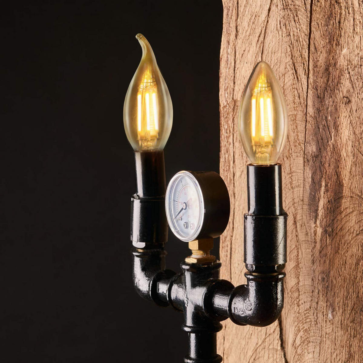 LED žárovky E27 4W (sada 6 ks) - průhledná, sklo (3.5/10.5cm) - Nettlife