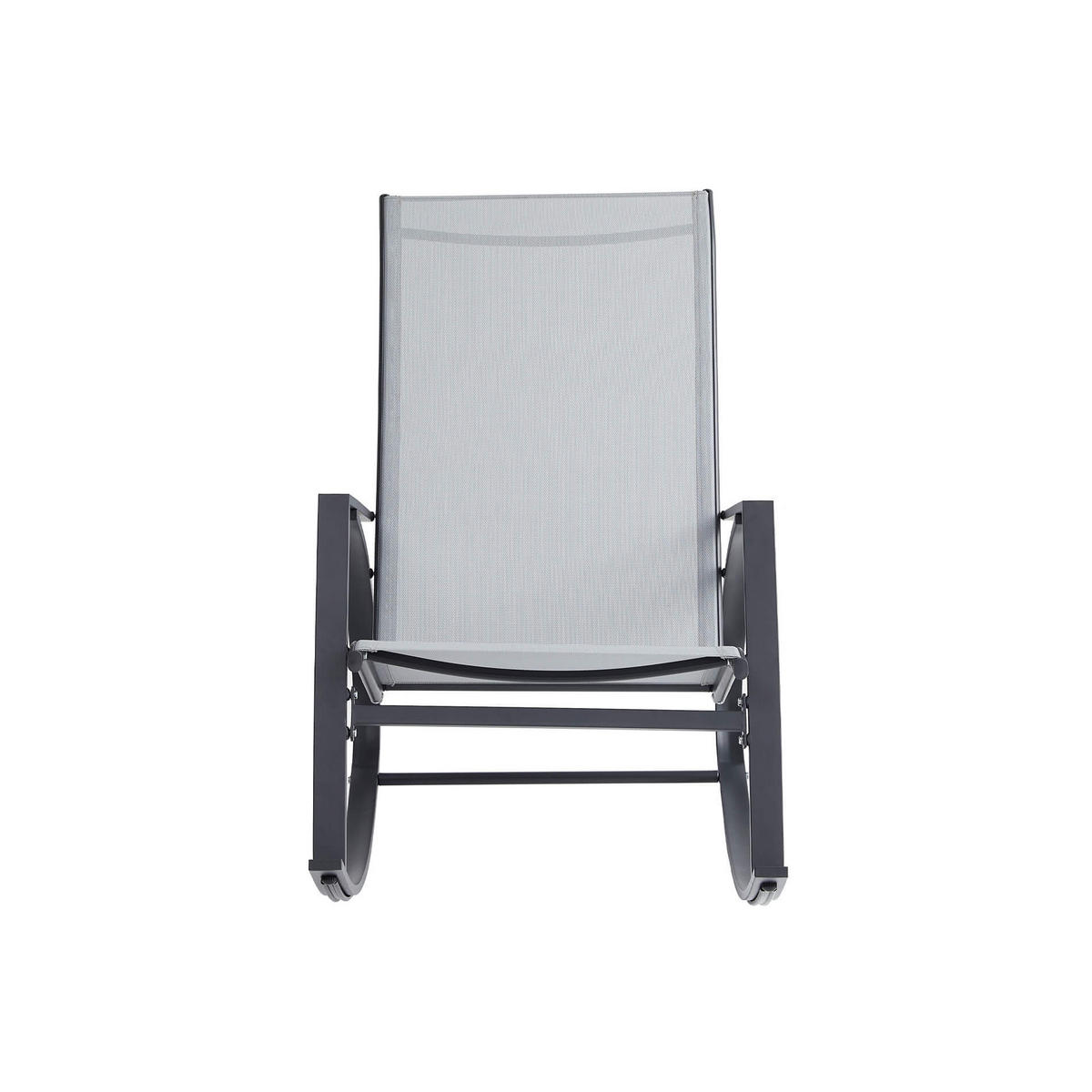 SCHAUKELLIEGE Hellgrau 104/60/94 cm - Hellgrau, Metall (104/94/60cm) - Mobili Rebecca