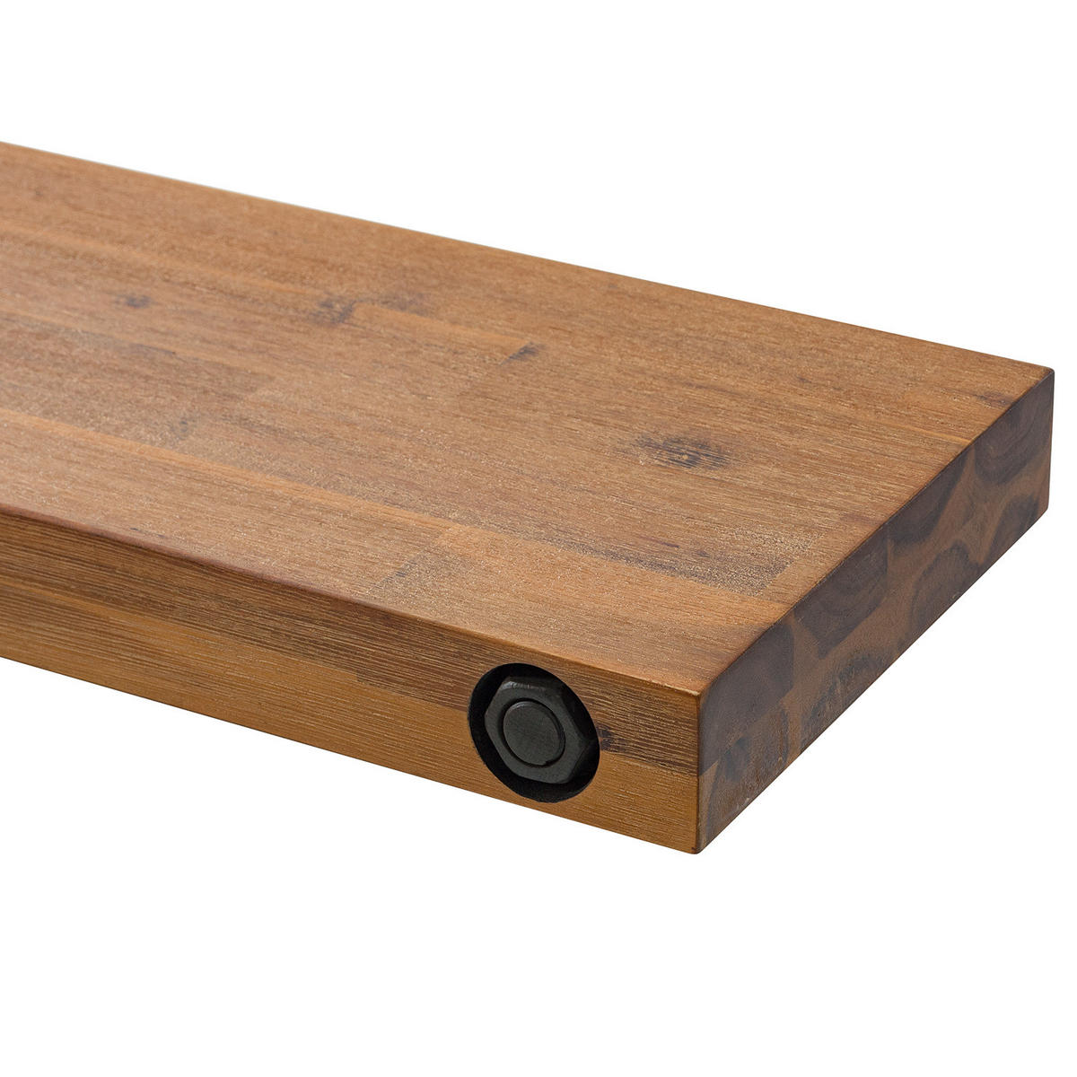 WANDBOARD - Akazie massiv - Akaziefarben, Holz (60/5/24cm) - home24