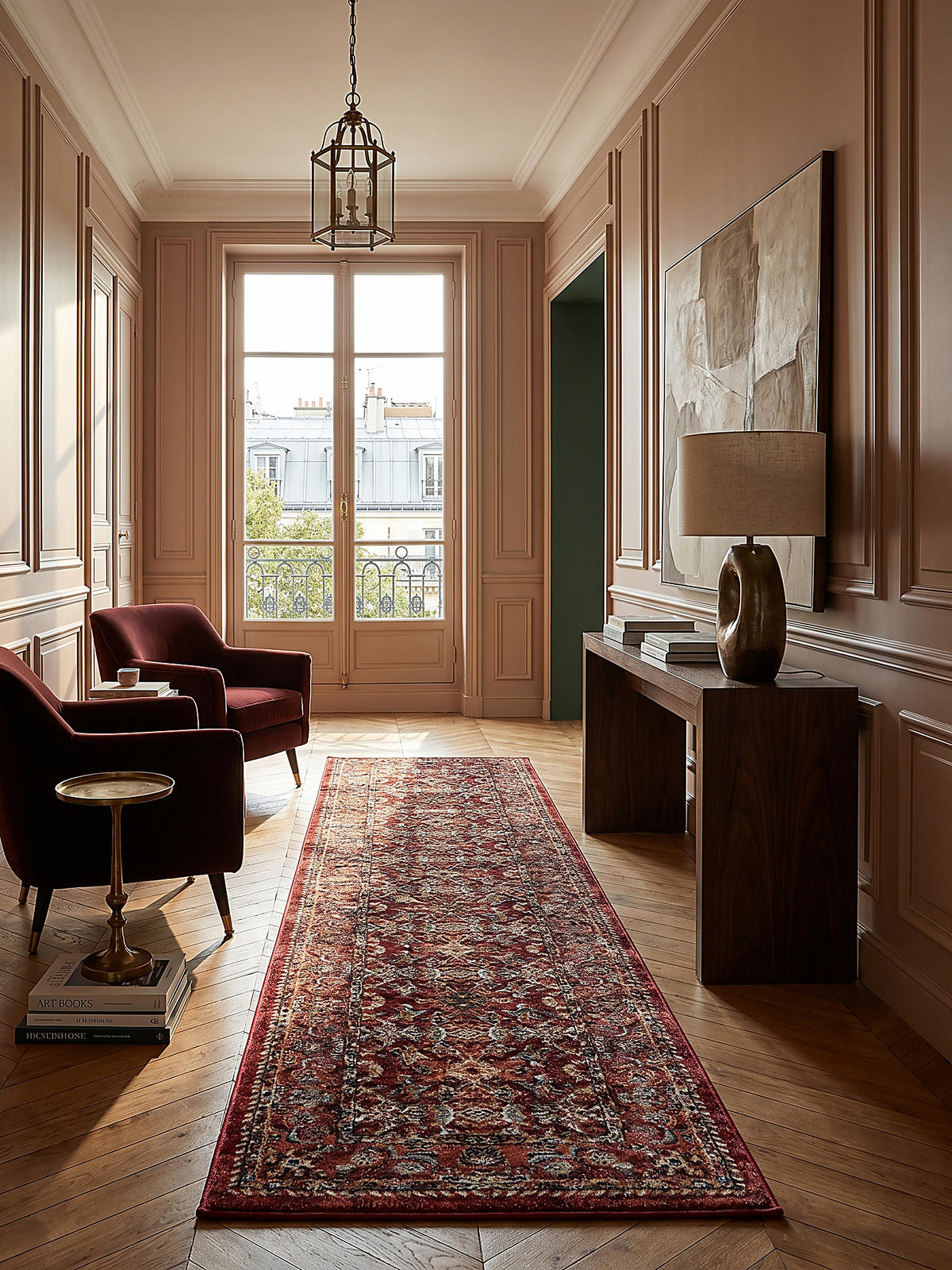 KURZFLORTEPPICH GLAZERT, im Berber-Stil, Rot, 80 x 150 cm - Rot, Textil (150/80cm) - KADIMA DESIGN