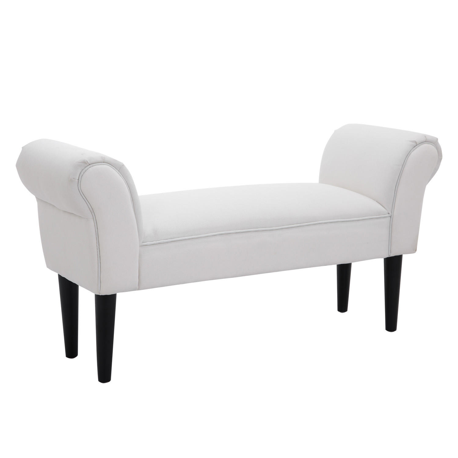 SITZBÄNKE Weiß 1 Stück - Weiß, Kunststoff (102/51/36cm) - GiPP