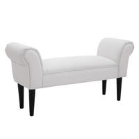 SITZBÄNKE Weiß 1 Stück - Weiß, Kunststoff (102/51/36cm) - GiPP