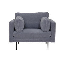 SESSEL dunkelgrau - Grau, Holzwerkstoff (110/88/90cm) - ebuy24