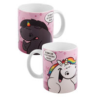 KAFFEEBECHER Pummel und Friends Mehrfarbig 320 ml - Multicolor, Keramik (0.32L) - United Labels