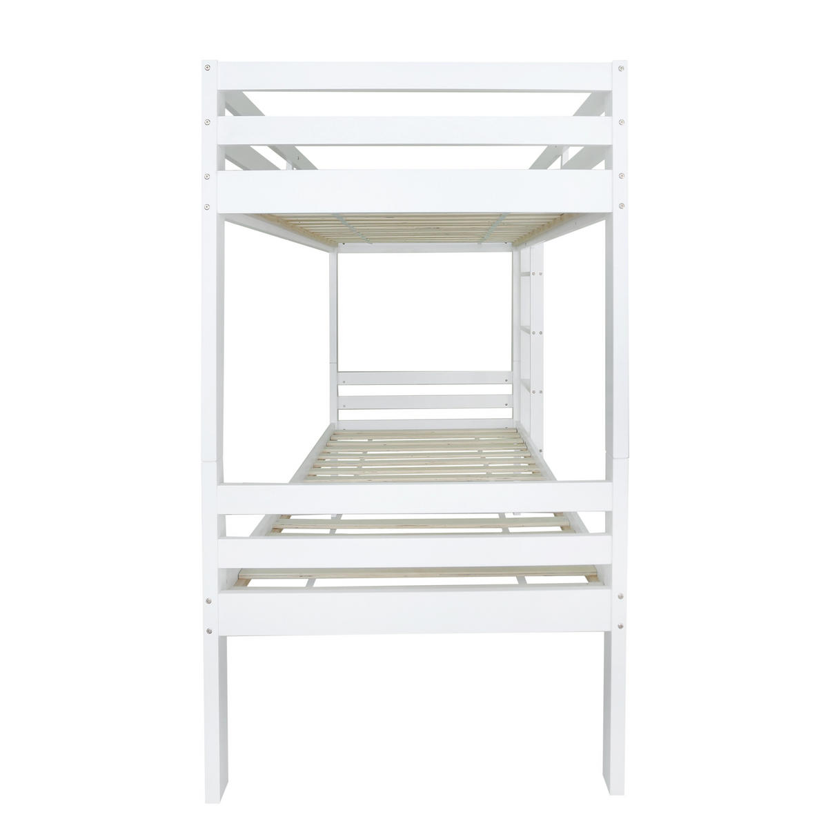 ETAGENBETT 90x200 Weiß - Weiß, Holz (90/200cm) - ComfortXL