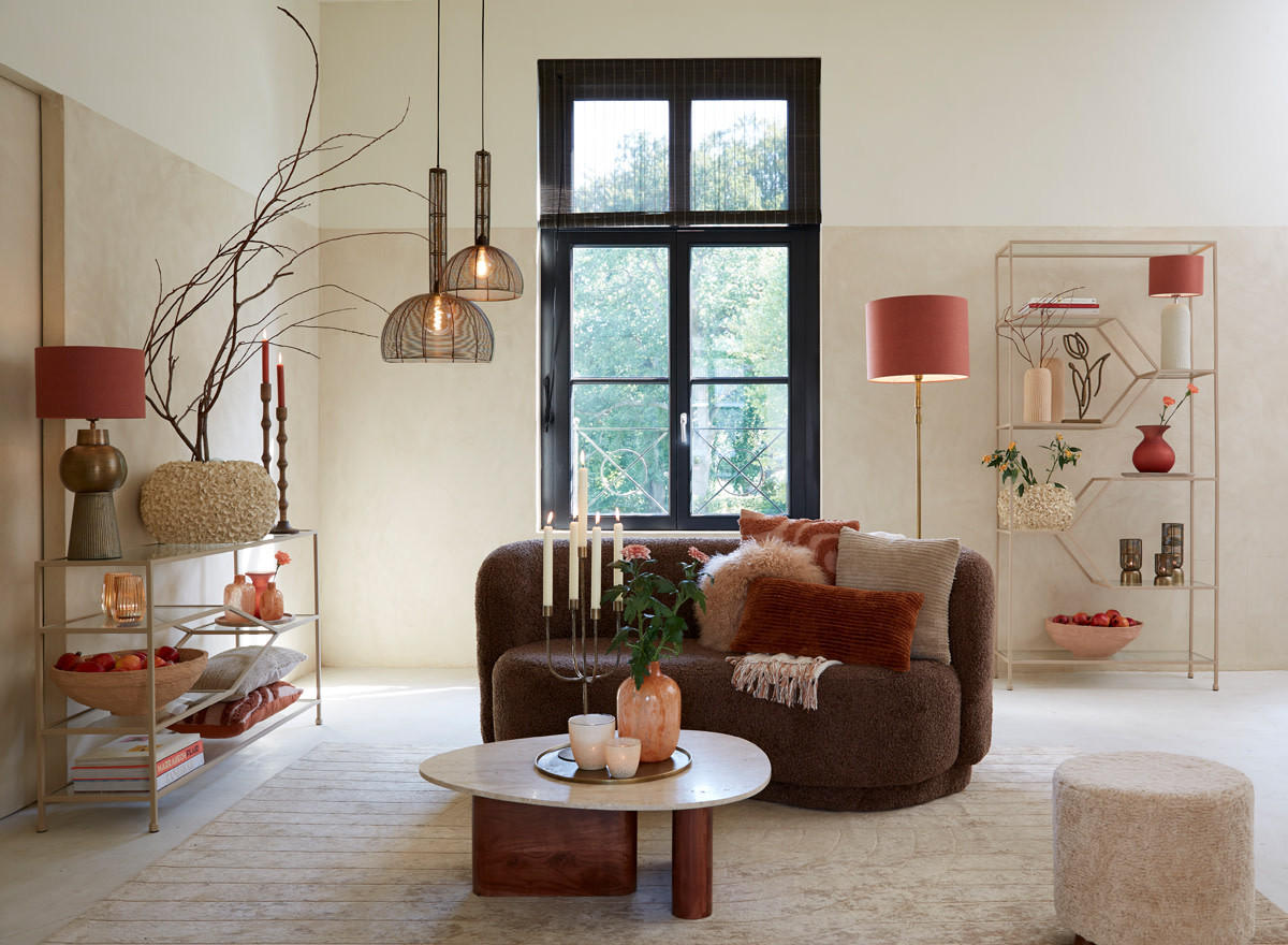 TISCH - Braun - 90/72/31 cm - Braun, Holz (90/72/31cm) - Light & Living