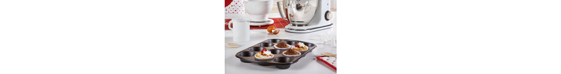Küchenmaschine und Muffinsform