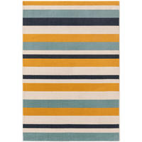 TEPPICH Dessert Blau/Gelb 160x230 cm - Blau/Gelb, Kunststoff (160/1cm) - KUNSTLOFT