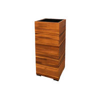 PFLANZKASTEN 28x62 cm, Braun, Akazienholz - Braun, Holz (28/62/28cm) - dasmöbelwerk