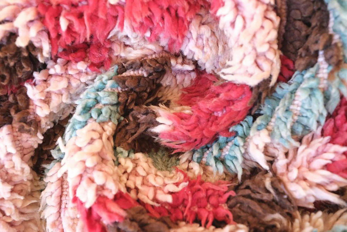 BERBERTEPPICH aus reiner Wolle 110x 176 cm - Multicolor, Naturmaterialien (110/176cm) - AFK Living