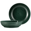 FOODBOWL Terra Moosgrün ø 25,5 cm 2er Set - Dunkelgrün, Keramik (25.5cm) - Seltmann Weiden