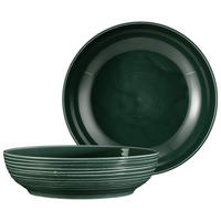 FOODBOWL Terra Moosgrün ø 25,5 cm 2er Set - Dunkelgrün, Keramik (25.5cm) - Seltmann Weiden