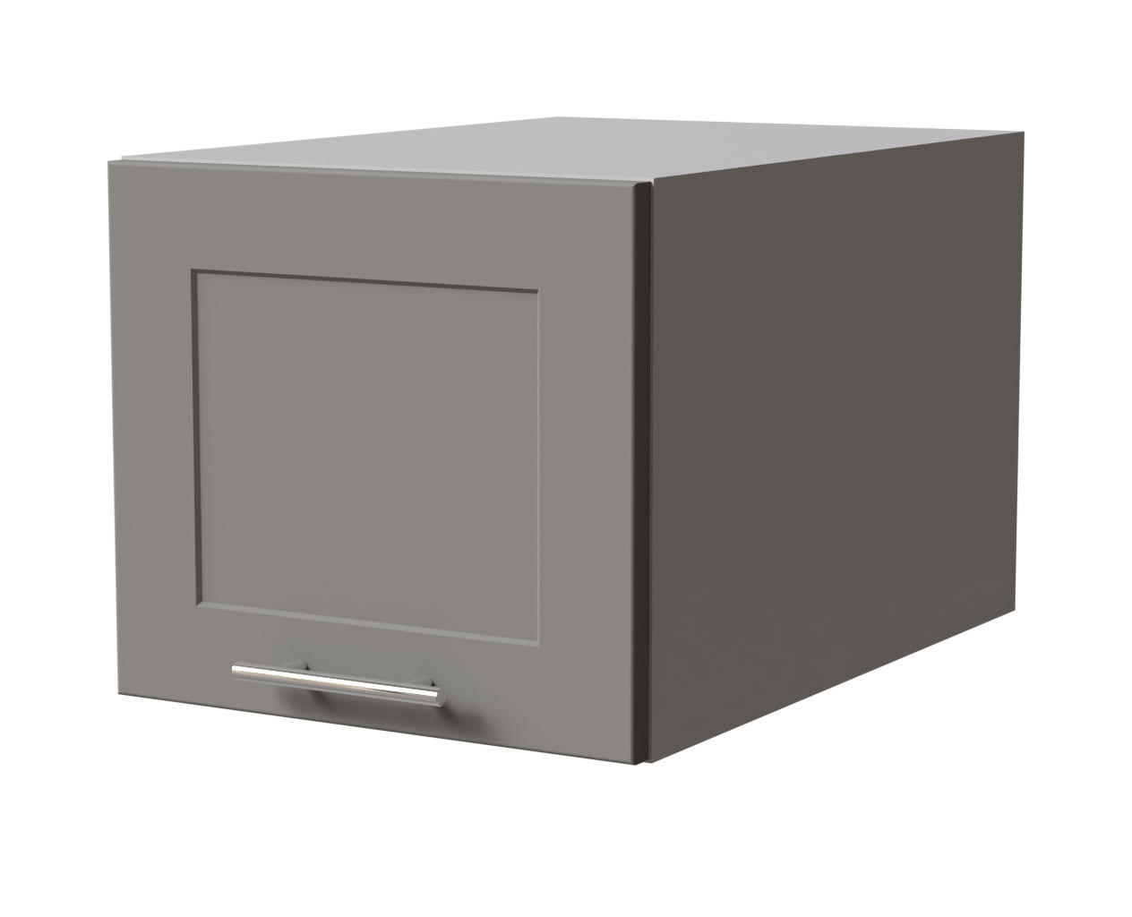Feldmann-Wohnen Küchenaufsatzschrank Grau, Grau 40x36x59 cm