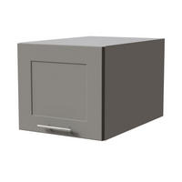 KÜCHENAUFSATZSCHRANK Oslo W6B/40 Grau Matt / Dust Grey Matt 40 / 59 / 36cm - Grau, Holz/Holzwerkstoff (40/36/59cm) - Feldmann-Wohnen
