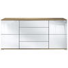 SIDEBOARD Rova Weiß Hochglanz - Weiß Hochglanz, Holzwerkstoff (166.5/75.5/35cm) - Vladon