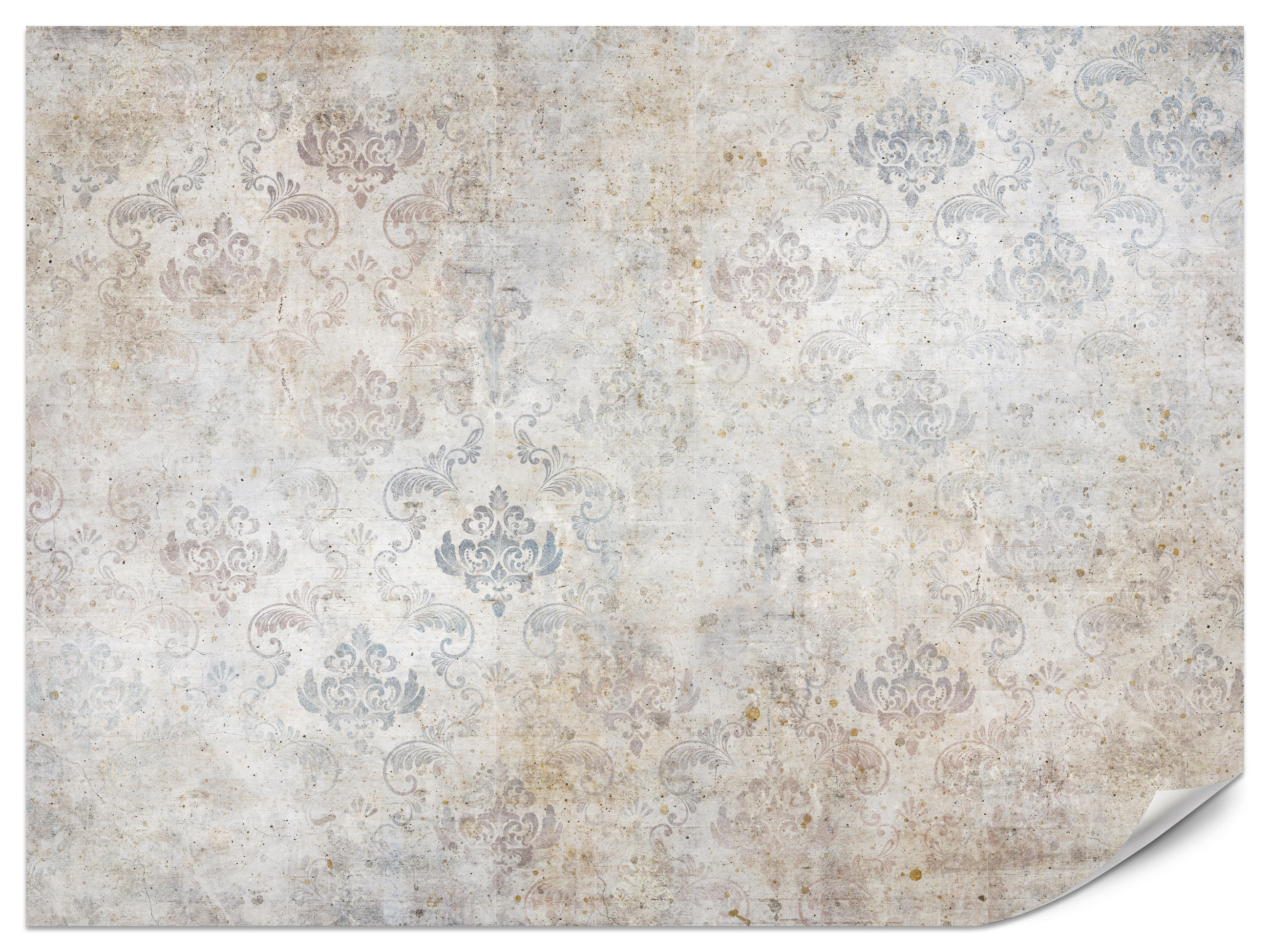 FOTOTAPETE für Schlafzimmer Vintage Ornamente Dekorativ 450x315 - Beige/Braun, Papier (450/315cm) - Muralo