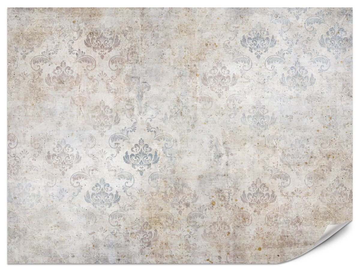 FOTOTAPETE für Schlafzimmer Vintage Ornamente Dekorativ 450x315 - Beige/Braun, Papier (450/315cm) - Muralo