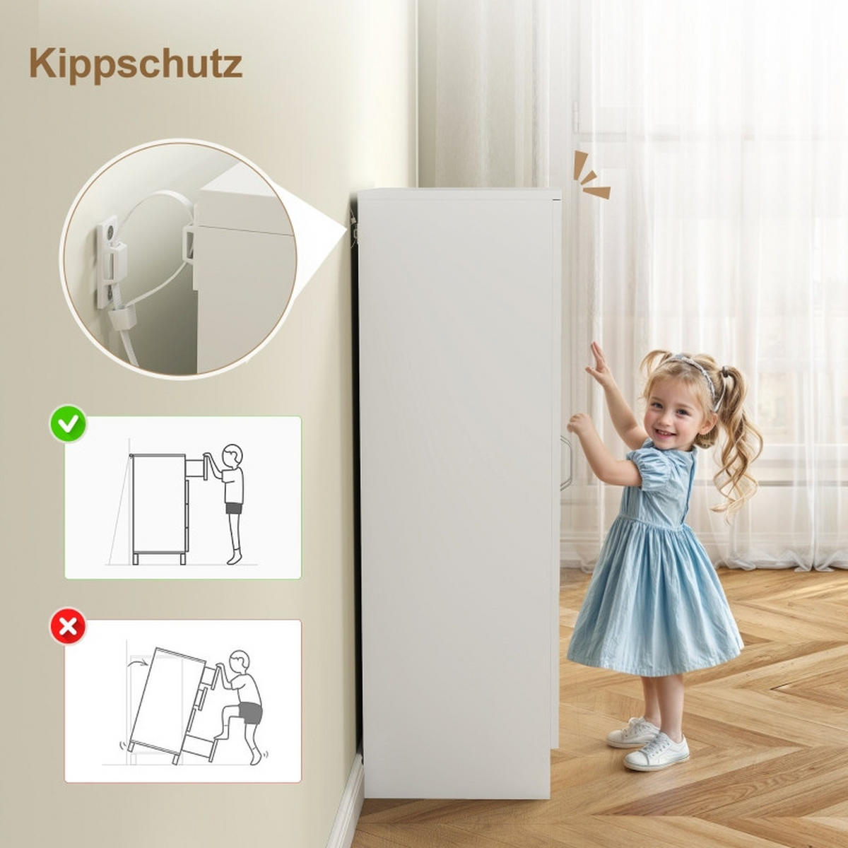 SCHUHSCHRANK DE-38031 55/35/108 cm mit 7 Regalebenen und Soft-Close-Scharnieren Weiß - Weiß, Holzwerkstoff (55/108/35cm) - ComfortXL