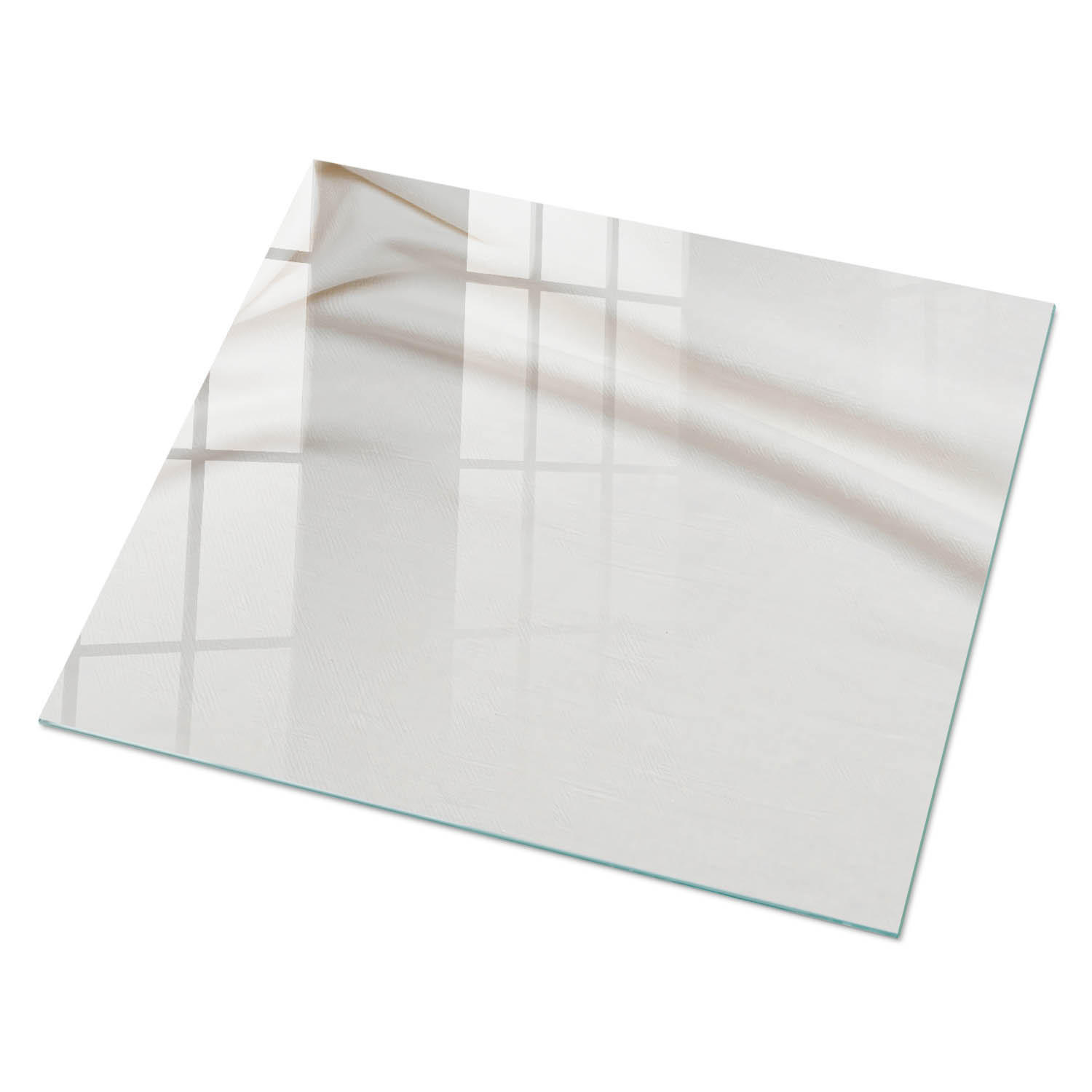 GLASPLATTE 80x60 cm – Feine Textur - Beige, Glas (0.4/80/60cm) - ArtPrintCave