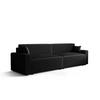 DOPPELSOFA Mira mit Schlaffunktion - Schwarz, Textil (292/90/85cm) - SIMKAM Furniture