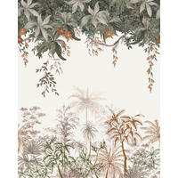 VLIESTAPETE Utan, Indonesischer Dschungel 2m x 2.48m, Mehrfarbig - Multicolor, Papier (248/200cm) - Lilipinso