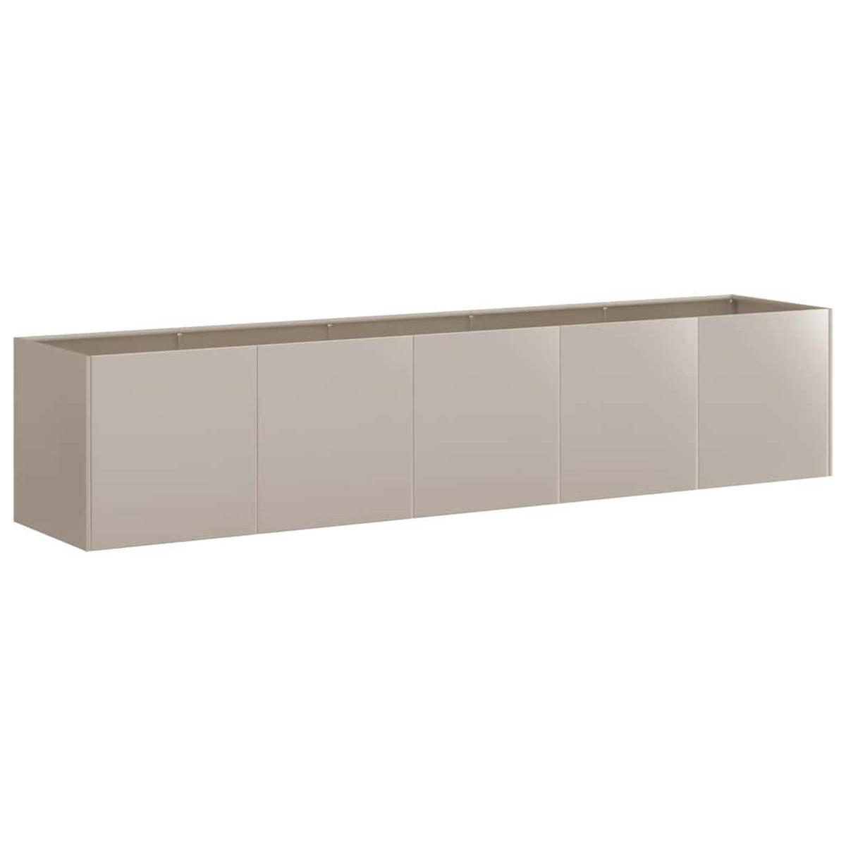 PFLANZKÜBEL Rostig 200/40/40 Cm Wetterfester Stahl - Rostfarben, Metall (40/40/200cm) - vidaXL