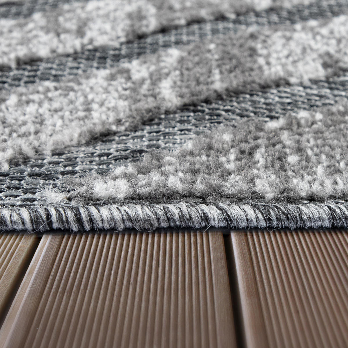 OUTDOORTEPPICH 60/100 cm Stilo 863 - Grau, Textil (60/100cm) - Paco Home