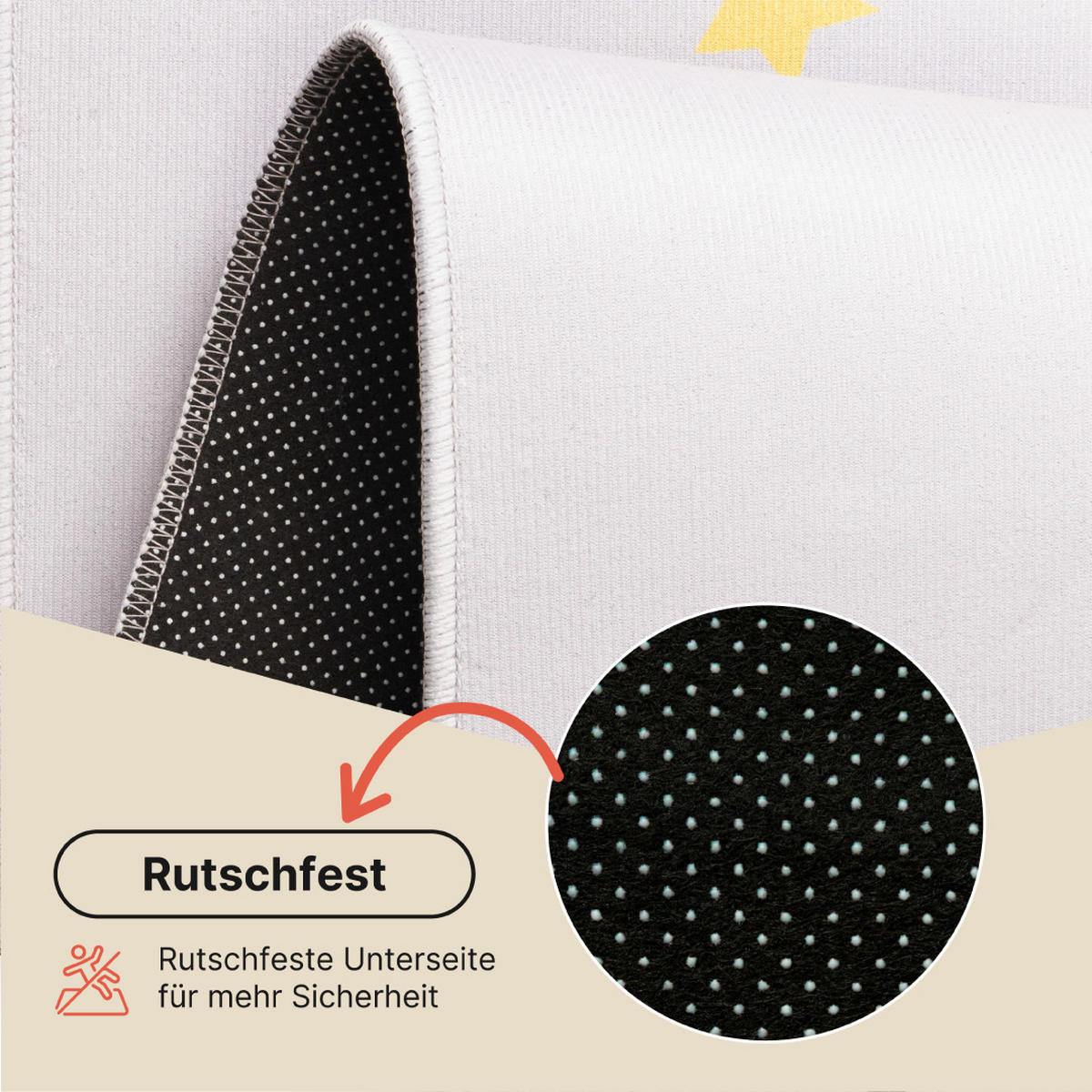 TEPPICH JOY Creme 120/160 cm - Creme, Textil (120/160cm) - Tapiso