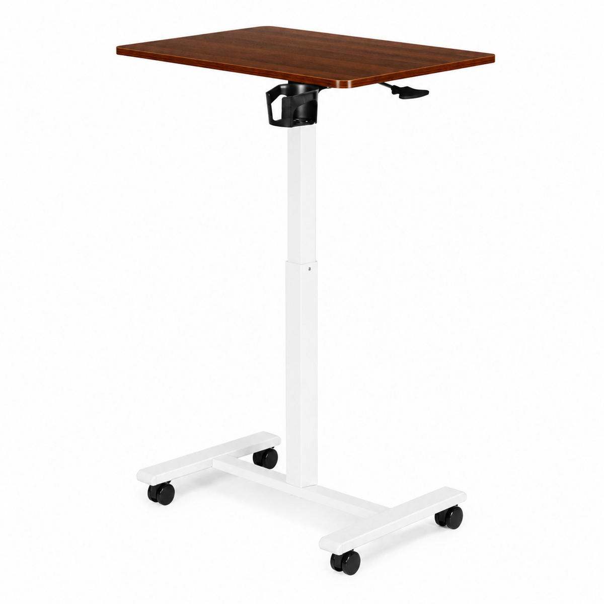 SCHREIBTISCH MILO Holzoptik - Weiß - Weiß/Braun, Holzwerkstoff (48/71/71.5cm) - Mat-Haus