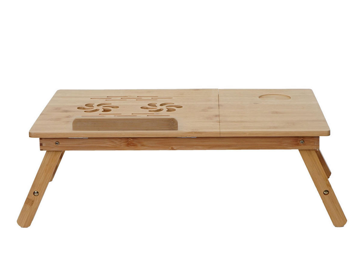 LAPTOPTISCH eckig Beige - Beige, Holz (35/55/28cm) - MCW