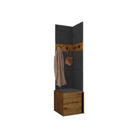 MOBILIER PENTRU HOL Orion XXI - stejar Artisan/antracit, material plastic/compozit lemnos (42/186/46cm) - MIRJAN24