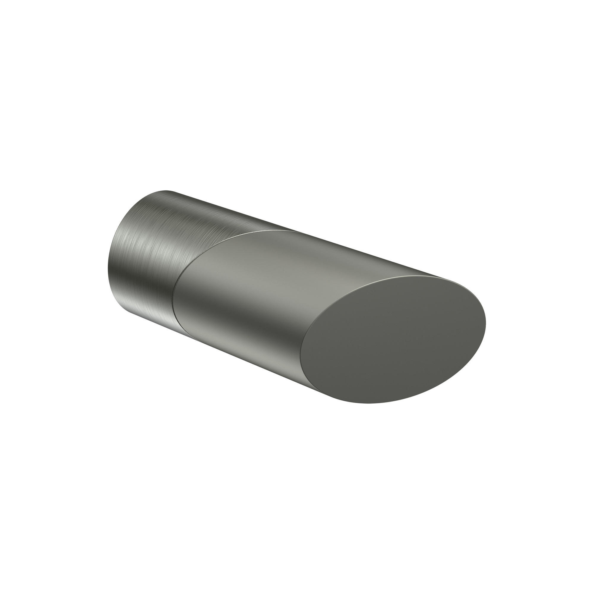 ENDSTÜCKE FÜR GARDINENSTANGEN 20 mm Ø, Verano Edelstahl-Optik/Satin-Silber, Packung 2 Stück - Edelstahlfarben/Silberfarben, Metall (6.1/2.5/2.5cm) - INTERDECO