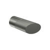 ENDSTÜCKE FÜR GARDINENSTANGEN 20 mm Ø, Verano Edelstahl-Optik/Satin-Silber, Packung 2 Stück - Edelstahlfarben/Silberfarben, Metall (6.1/2.5/2.5cm) - INTERDECO