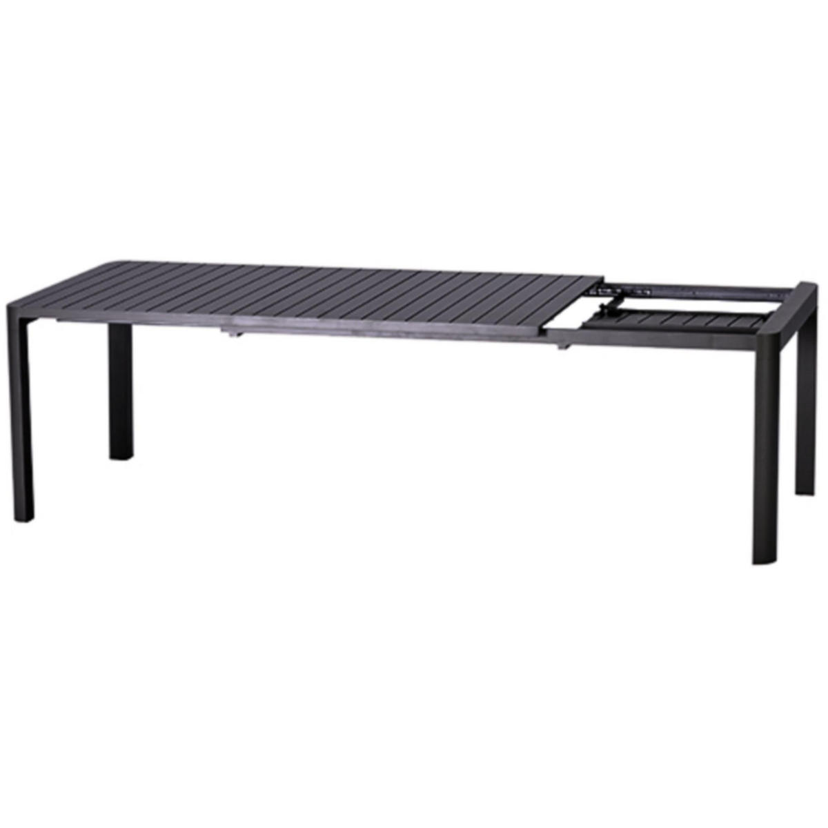 GARTEN-SITZGRUPPE Ella 9-teilig Gartenmöbel-Set - Grau, Kunststoff - DELUKE