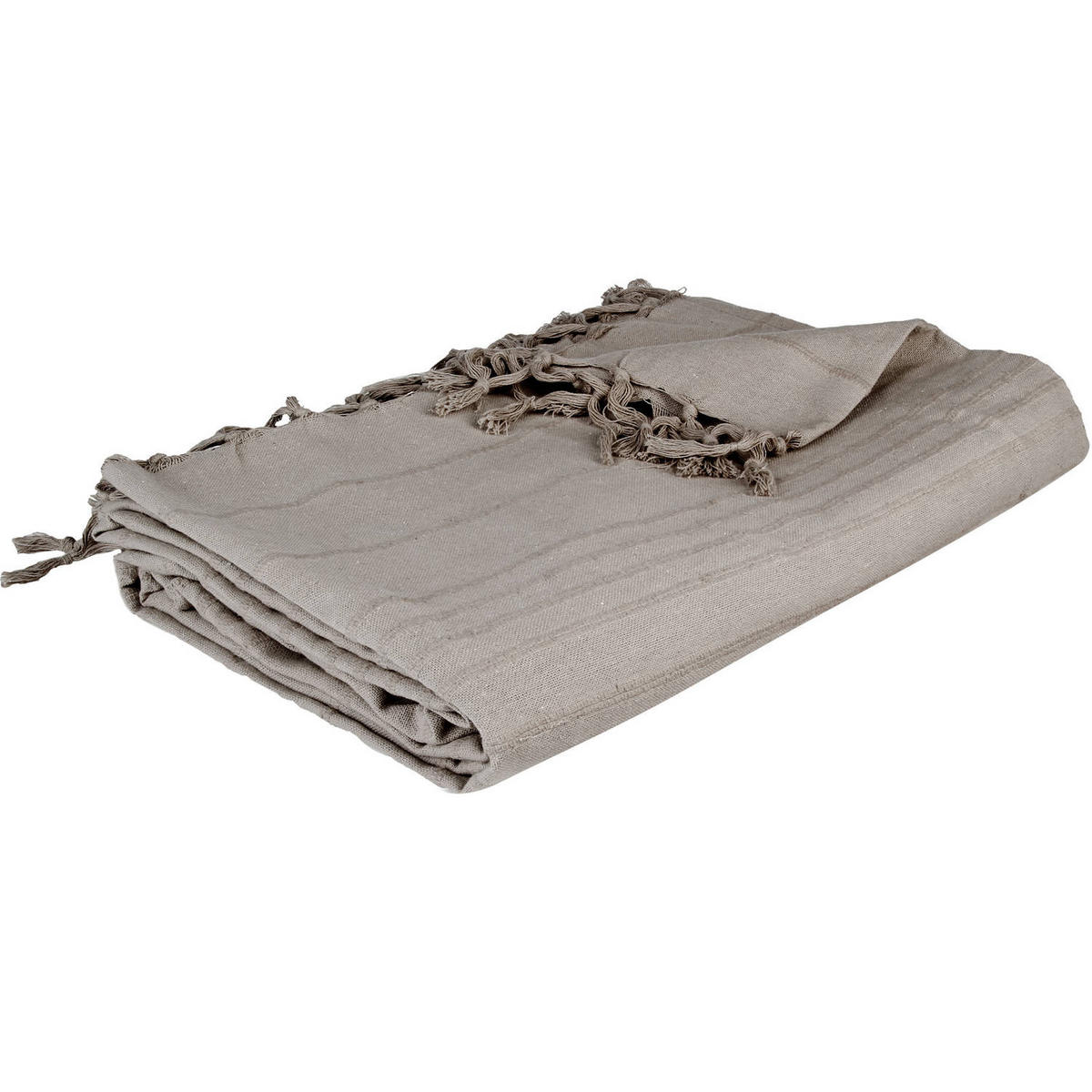TAGESDECKE 220/160 cm - Beige, Naturmaterialien (160/220cm) - Atmosphera Createur d´interieur