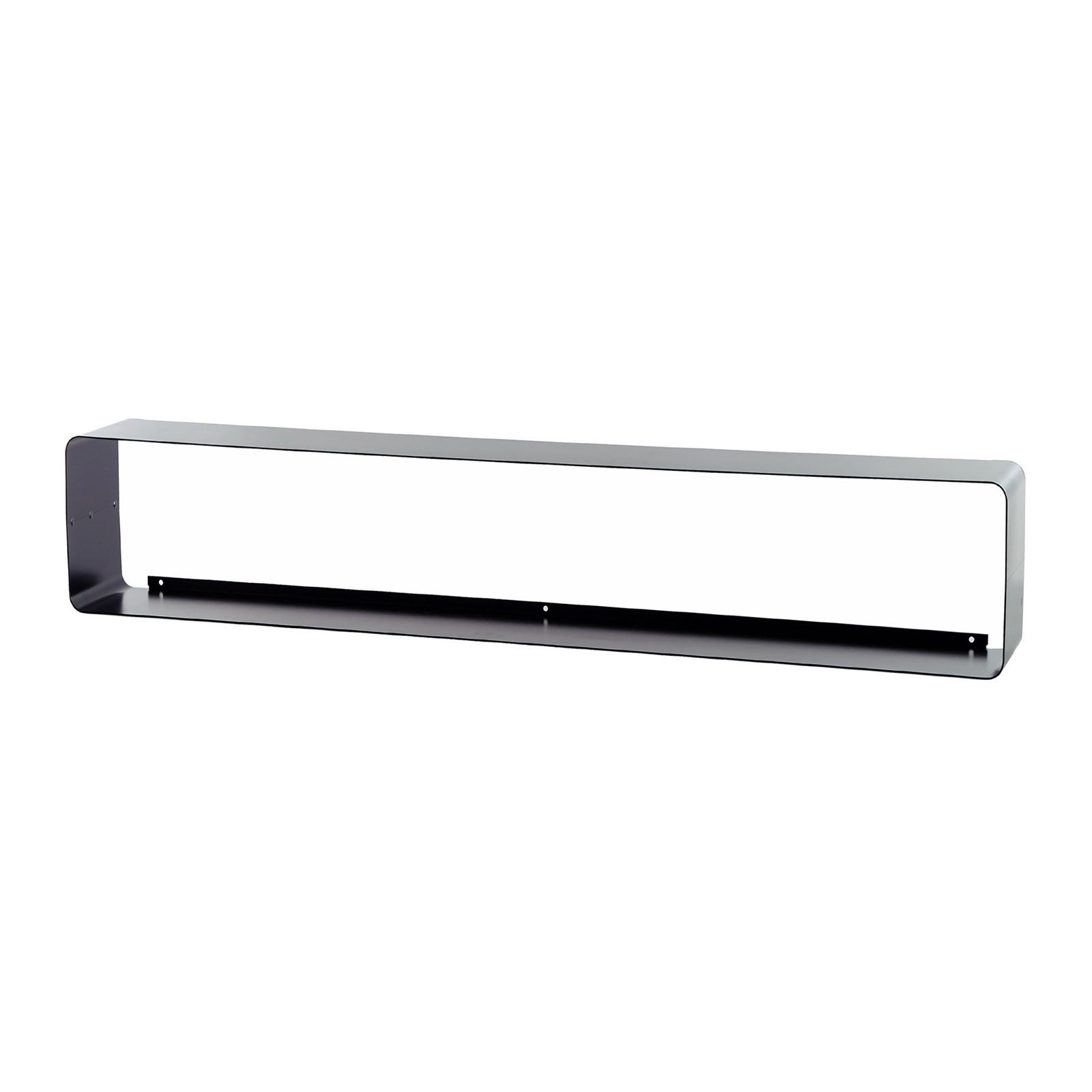 CD-REGAL Cube 80 Metall, Lounge Design schwarz - Schwarz, Metall (80/14/15cm) - DESIGN DELIGHTS